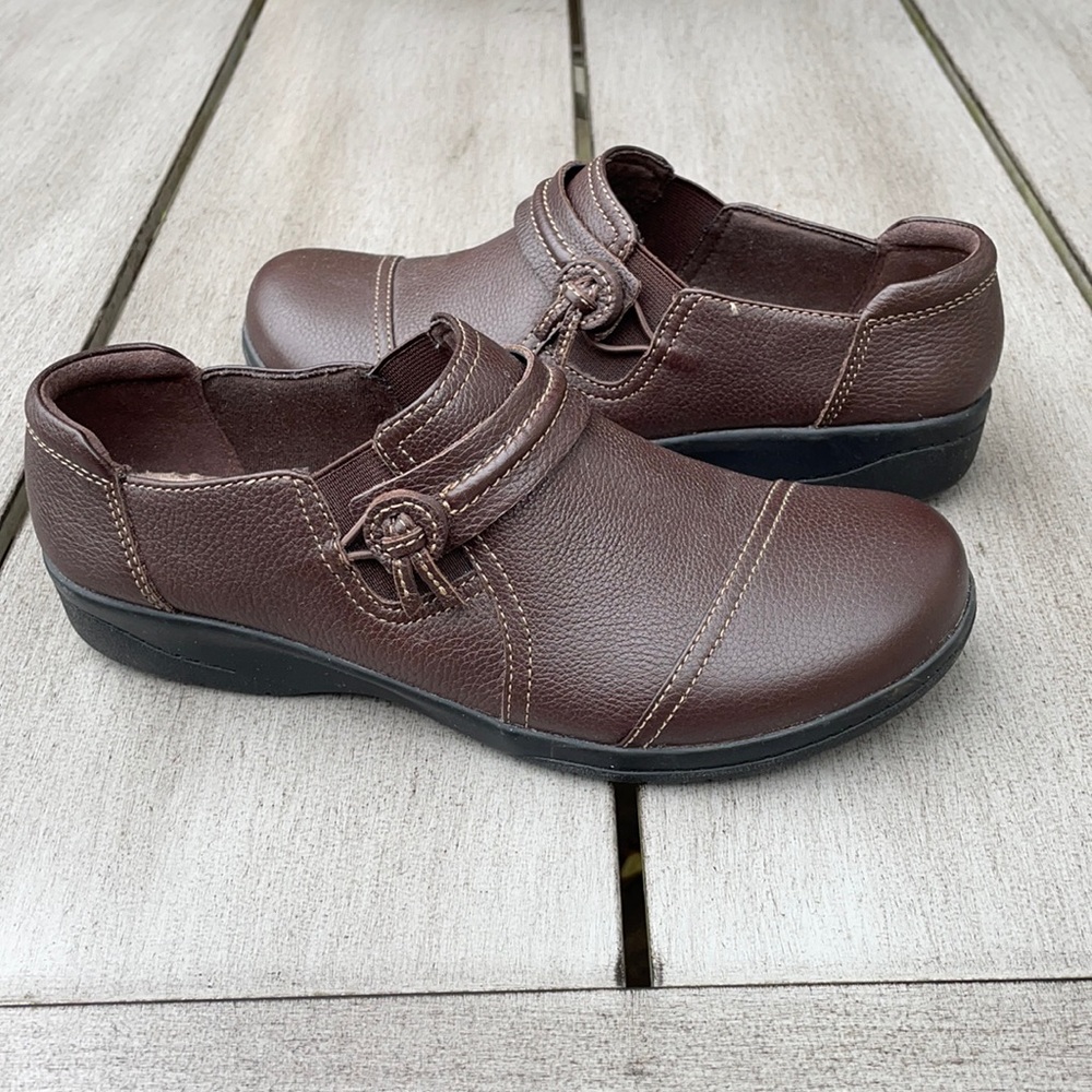 Collection by Clarks slip on shoe